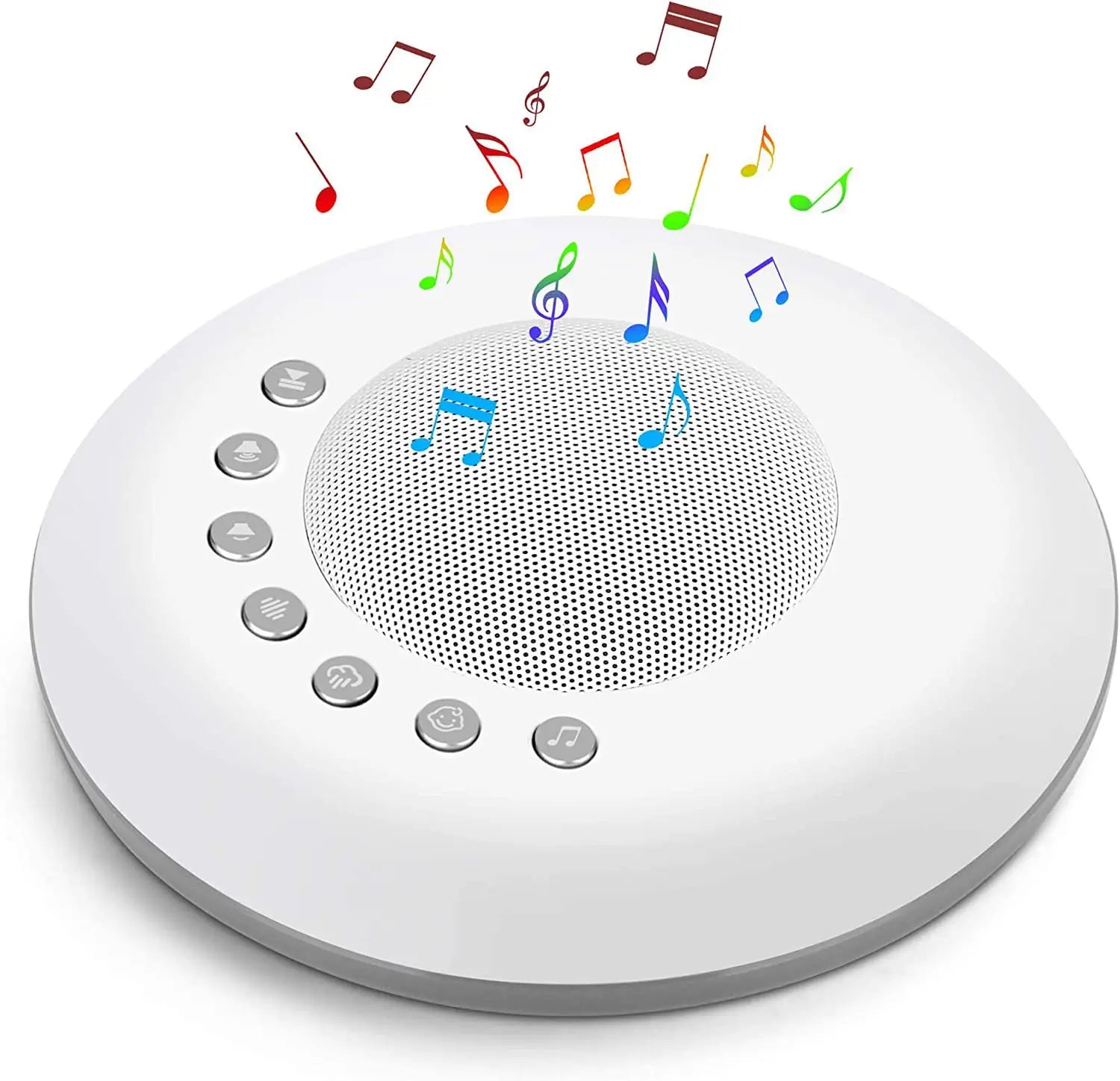 Baby White Noise Sound Machine Built-In 28 Soothing Sounds 4 Timer & Memory Function USB Rechargeable Portable Sleep Aid Device